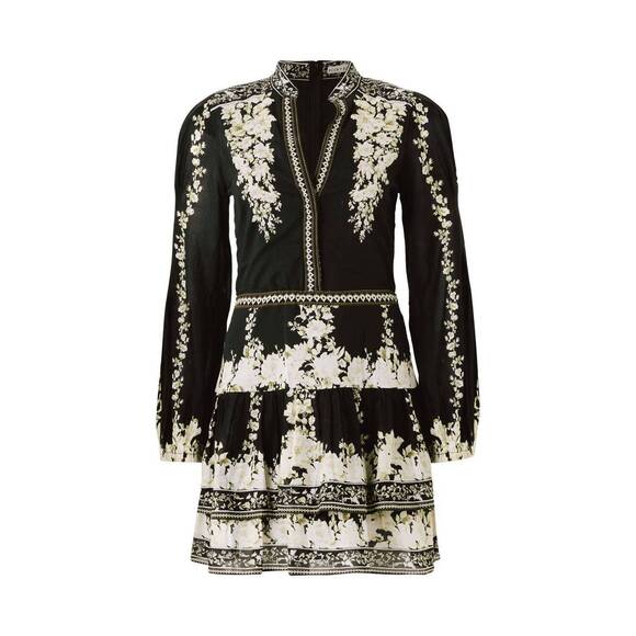 NEW ALICE + OLIVIA valencia mini dress in black - Picture 4 of 5